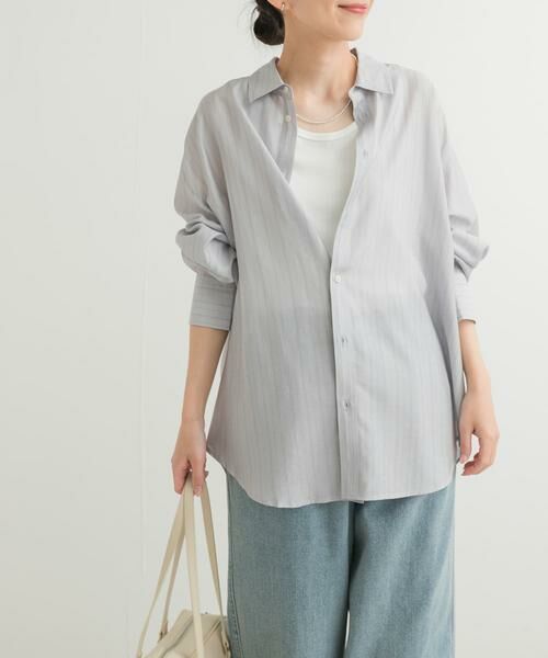 URBAN RESEARCH DOORS / アーバンリサーチ ドアーズ シャツ・ブラウス | カラーストライプルーズシャツ | 詳細15