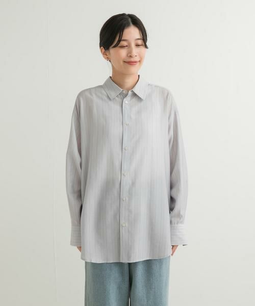 URBAN RESEARCH DOORS / アーバンリサーチ ドアーズ シャツ・ブラウス | カラーストライプルーズシャツ | 詳細25