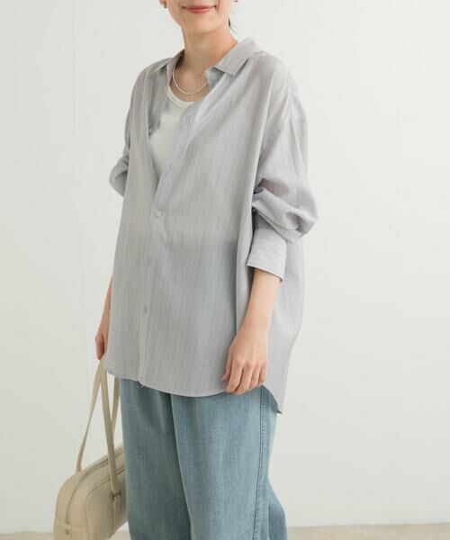 URBAN RESEARCH DOORS / アーバンリサーチ ドアーズ シャツ・ブラウス | カラーストライプルーズシャツ | 詳細16