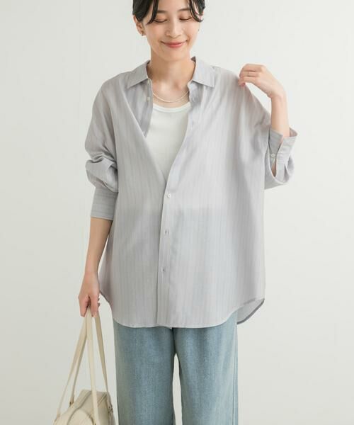 URBAN RESEARCH DOORS / アーバンリサーチ ドアーズ シャツ・ブラウス | カラーストライプルーズシャツ | 詳細17