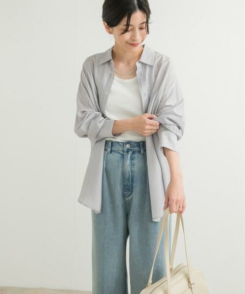 URBAN RESEARCH DOORS / アーバンリサーチ ドアーズ シャツ・ブラウス | カラーストライプルーズシャツ | 詳細20