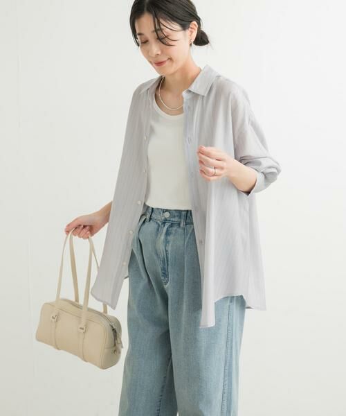 URBAN RESEARCH DOORS / アーバンリサーチ ドアーズ シャツ・ブラウス | カラーストライプルーズシャツ | 詳細21