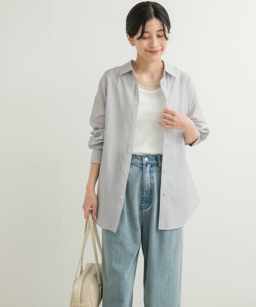 URBAN RESEARCH DOORS / アーバンリサーチ ドアーズ シャツ・ブラウス | カラーストライプルーズシャツ | 詳細22