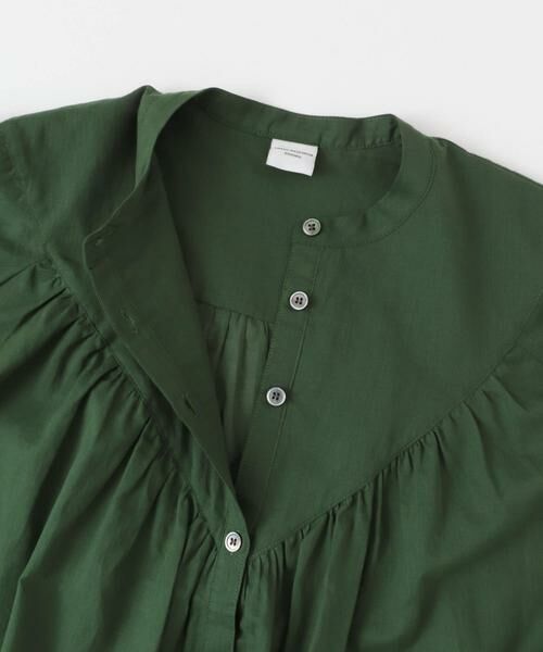 URBAN RESEARCH DOORS / アーバンリサーチ ドアーズ シャツ・ブラウス | コットンボイルV切替ギャザーブラウス | 詳細12