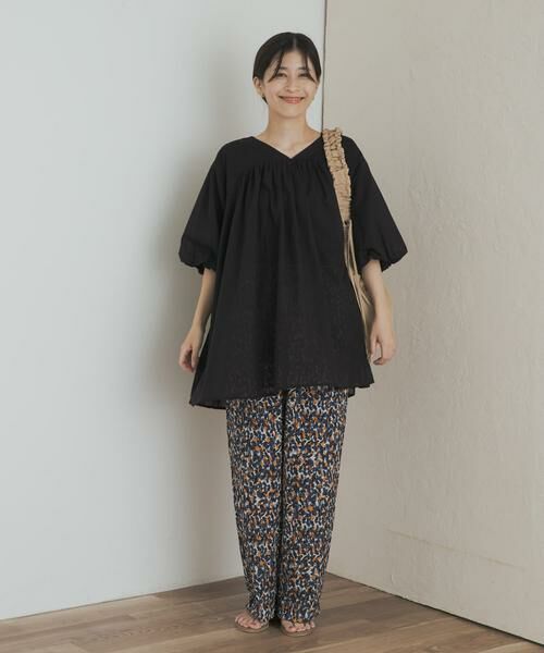 URBAN RESEARCH DOORS / アーバンリサーチ ドアーズ チュニック | コットンボイルVネックチュニック | 詳細14