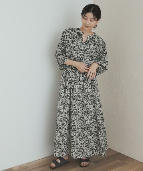 URBAN RESEARCH DOORS / アーバンリサーチ ドアーズ シャツ・ブラウス | フラワープリントドルマンブラウス | 詳細21