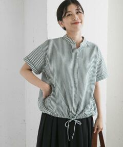 URBAN RESEARCH DOORS / アーバンリサーチ ドアーズ シャツ・ブラウス | ストライプドロストバンドカラーシャツ