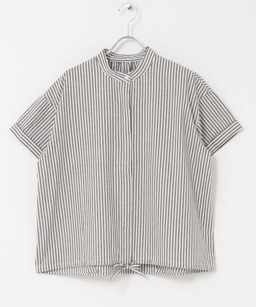 URBAN RESEARCH DOORS / アーバンリサーチ ドアーズ シャツ・ブラウス | ストライプドロストバンドカラーシャツ | 詳細21