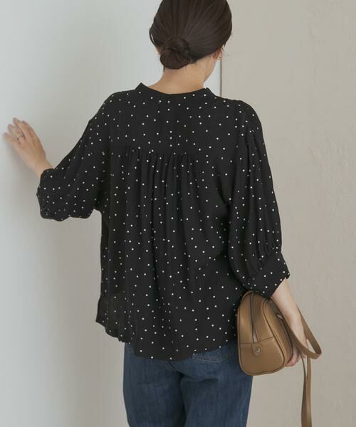 URBAN RESEARCH DOORS / アーバンリサーチ ドアーズ シャツ・ブラウス | 楊柳ドット5分袖ブラウス | 詳細19