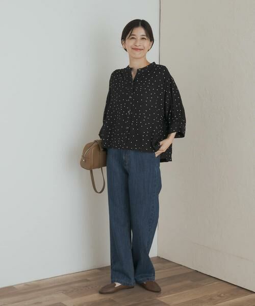 URBAN RESEARCH DOORS / アーバンリサーチ ドアーズ シャツ・ブラウス | 楊柳ドット5分袖ブラウス | 詳細22