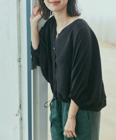 URBAN RESEARCH DOORS / アーバンリサーチ ドアーズ シャツ・ブラウス | リネンドロストドルマンブラウス