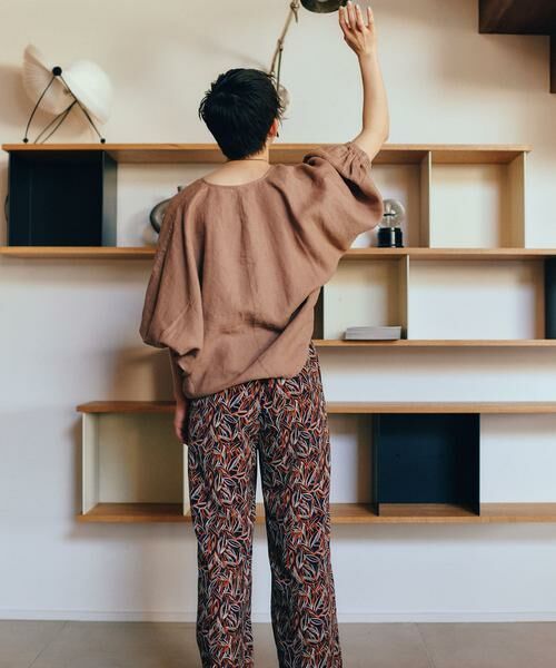 URBAN RESEARCH DOORS / アーバンリサーチ ドアーズ シャツ・ブラウス | リネンドロストドルマンブラウス | 詳細12