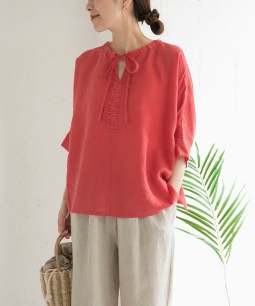 URBAN RESEARCH DOORS / アーバンリサーチ ドアーズ シャツ・ブラウス | リネン2WAYブラウス | 詳細2