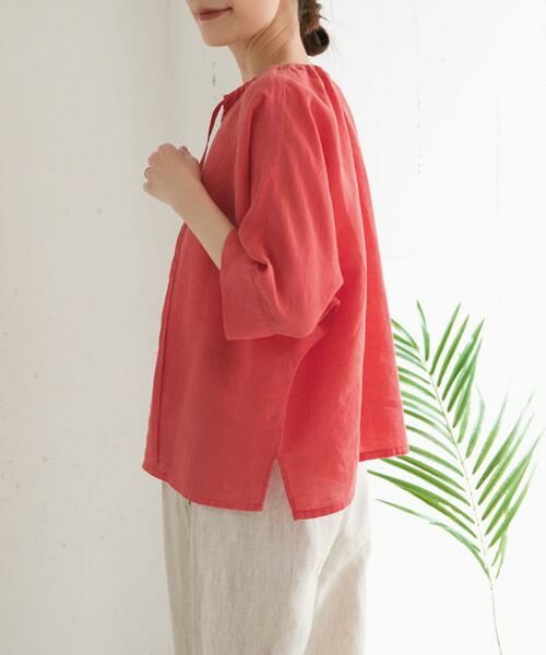 URBAN RESEARCH DOORS / アーバンリサーチ ドアーズ シャツ・ブラウス | リネン2WAYブラウス | 詳細3