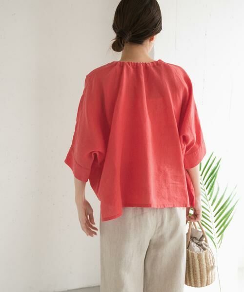 URBAN RESEARCH DOORS / アーバンリサーチ ドアーズ シャツ・ブラウス | リネン2WAYブラウス | 詳細4