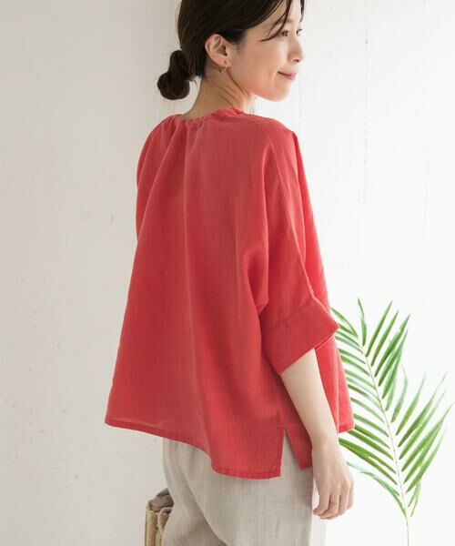 URBAN RESEARCH DOORS / アーバンリサーチ ドアーズ シャツ・ブラウス | リネン2WAYブラウス | 詳細6