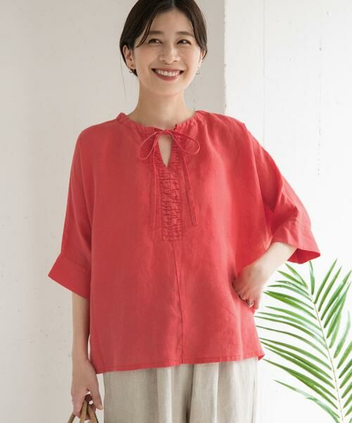 URBAN RESEARCH DOORS / アーバンリサーチ ドアーズ シャツ・ブラウス | リネン2WAYブラウス | 詳細7