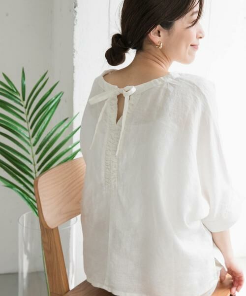 URBAN RESEARCH DOORS / アーバンリサーチ ドアーズ シャツ・ブラウス | リネン2WAYブラウス | 詳細14