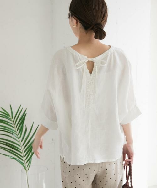 URBAN RESEARCH DOORS / アーバンリサーチ ドアーズ シャツ・ブラウス | リネン2WAYブラウス | 詳細15