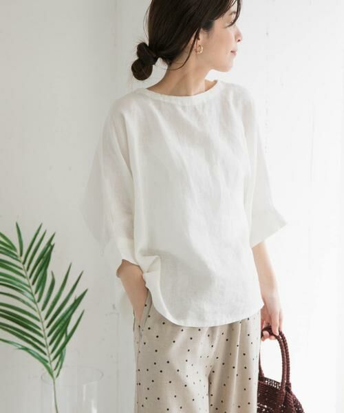 URBAN RESEARCH DOORS / アーバンリサーチ ドアーズ シャツ・ブラウス | リネン2WAYブラウス | 詳細16