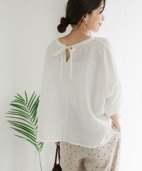URBAN RESEARCH DOORS / アーバンリサーチ ドアーズ シャツ・ブラウス | リネン2WAYブラウス | 詳細17