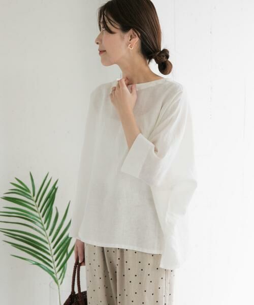 URBAN RESEARCH DOORS / アーバンリサーチ ドアーズ シャツ・ブラウス | リネン2WAYブラウス | 詳細18