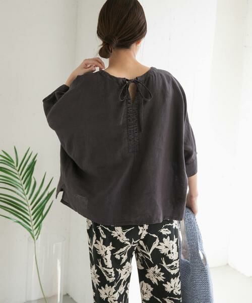URBAN RESEARCH DOORS / アーバンリサーチ ドアーズ シャツ・ブラウス | リネン2WAYブラウス | 詳細26