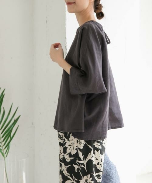URBAN RESEARCH DOORS / アーバンリサーチ ドアーズ シャツ・ブラウス | リネン2WAYブラウス | 詳細28