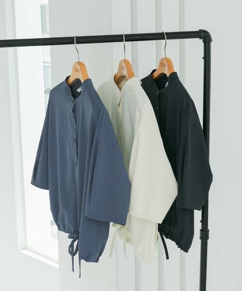 URBAN RESEARCH DOORS / アーバンリサーチ ドアーズ シャツ・ブラウス | 『仁村紗和さん着用』『UR TECH』サマシェアドロストブラウス | 詳細11