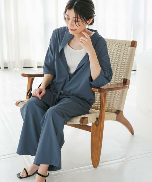 URBAN RESEARCH DOORS / アーバンリサーチ ドアーズ シャツ・ブラウス | 『仁村紗和さん着用』『UR TECH』サマシェアドロストブラウス | 詳細4