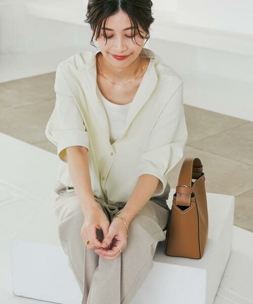 URBAN RESEARCH DOORS / アーバンリサーチ ドアーズ シャツ・ブラウス | 『仁村紗和さん着用』『UR TECH』サマシェアドロストブラウス | 詳細24