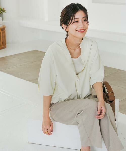 URBAN RESEARCH DOORS / アーバンリサーチ ドアーズ シャツ・ブラウス | 『仁村紗和さん着用』『UR TECH』サマシェアドロストブラウス | 詳細26