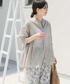 URBAN RESEARCH DOORS / アーバンリサーチ ドアーズ シャツ・ブラウス | 『UR TECH』ボイルサイドギャザーブラウス