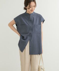 URBAN RESEARCH DOORS / アーバンリサーチ ドアーズ シャツ・ブラウス | 『UR TECH DRYLUXE』フレンチスリーブシャツ