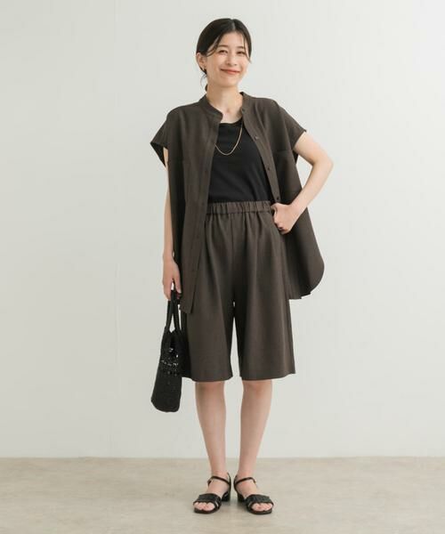 URBAN RESEARCH DOORS / アーバンリサーチ ドアーズ シャツ・ブラウス | 『UR TECH DRYLUXE』フレンチスリーブシャツ | 詳細10