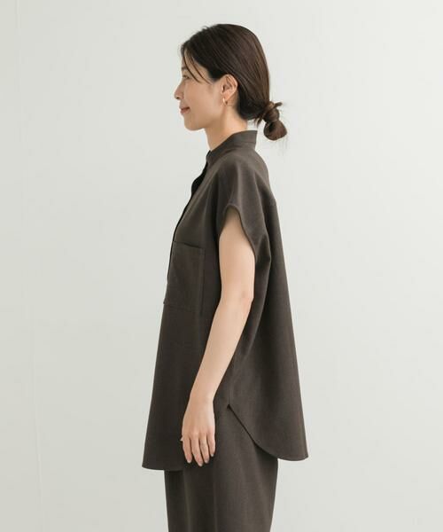 URBAN RESEARCH DOORS / アーバンリサーチ ドアーズ シャツ・ブラウス | 『UR TECH DRYLUXE』フレンチスリーブシャツ | 詳細12