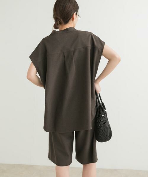 URBAN RESEARCH DOORS / アーバンリサーチ ドアーズ シャツ・ブラウス | 『UR TECH DRYLUXE』フレンチスリーブシャツ | 詳細6