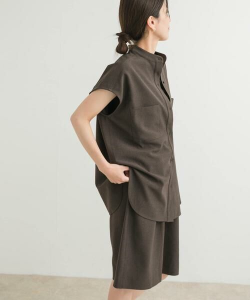 URBAN RESEARCH DOORS / アーバンリサーチ ドアーズ シャツ・ブラウス | 『UR TECH DRYLUXE』フレンチスリーブシャツ | 詳細7