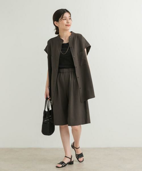 URBAN RESEARCH DOORS / アーバンリサーチ ドアーズ シャツ・ブラウス | 『UR TECH DRYLUXE』フレンチスリーブシャツ | 詳細9