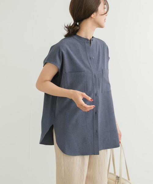 URBAN RESEARCH DOORS / アーバンリサーチ ドアーズ シャツ・ブラウス | 『UR TECH DRYLUXE』フレンチスリーブシャツ | 詳細19