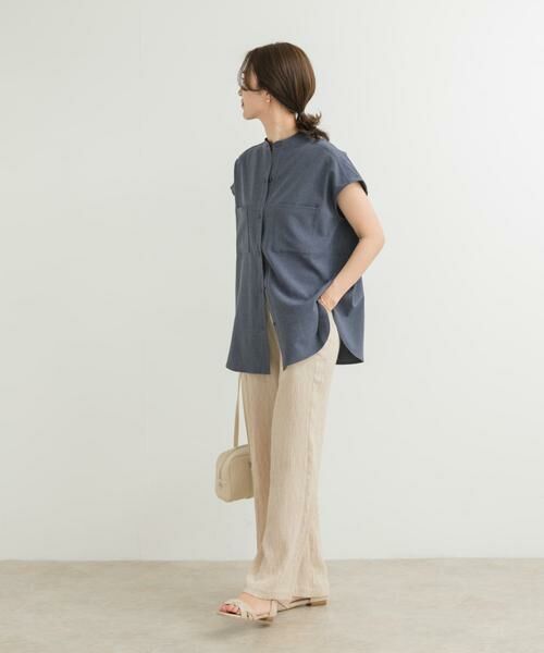 URBAN RESEARCH DOORS / アーバンリサーチ ドアーズ シャツ・ブラウス | 『UR TECH DRYLUXE』フレンチスリーブシャツ | 詳細22