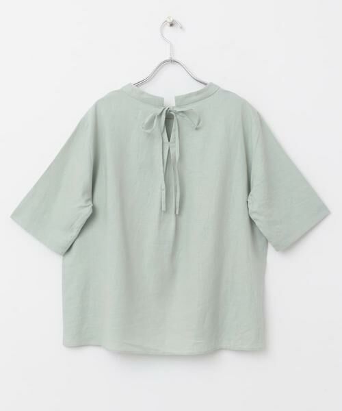 URBAN RESEARCH DOORS / アーバンリサーチ ドアーズ シャツ・ブラウス | リネンレーヨンバックリボンブラウス | 詳細16