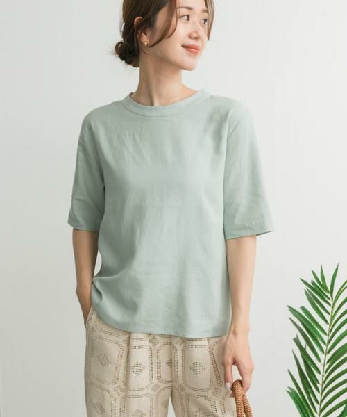 URBAN RESEARCH DOORS / アーバンリサーチ ドアーズ シャツ・ブラウス | リネンレーヨンバックリボンブラウス | 詳細5