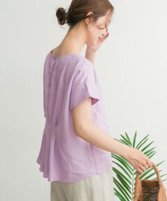 URBAN RESEARCH DOORS / アーバンリサーチ ドアーズ シャツ・ブラウス | リネンバックタックブラウス