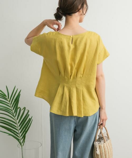 URBAN RESEARCH DOORS / アーバンリサーチ ドアーズ シャツ・ブラウス | リネンバックタックブラウス | 詳細2