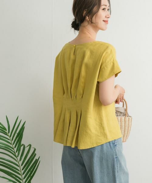 URBAN RESEARCH DOORS / アーバンリサーチ ドアーズ シャツ・ブラウス | リネンバックタックブラウス | 詳細6