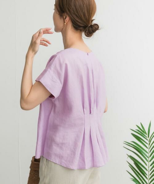 URBAN RESEARCH DOORS / アーバンリサーチ ドアーズ シャツ・ブラウス | リネンバックタックブラウス | 詳細26