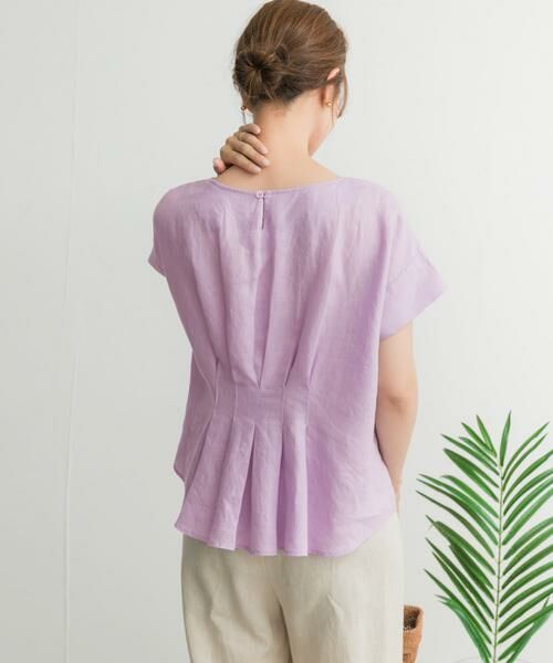 URBAN RESEARCH DOORS / アーバンリサーチ ドアーズ シャツ・ブラウス | リネンバックタックブラウス | 詳細28