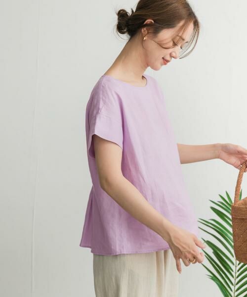 URBAN RESEARCH DOORS / アーバンリサーチ ドアーズ シャツ・ブラウス | リネンバックタックブラウス | 詳細29