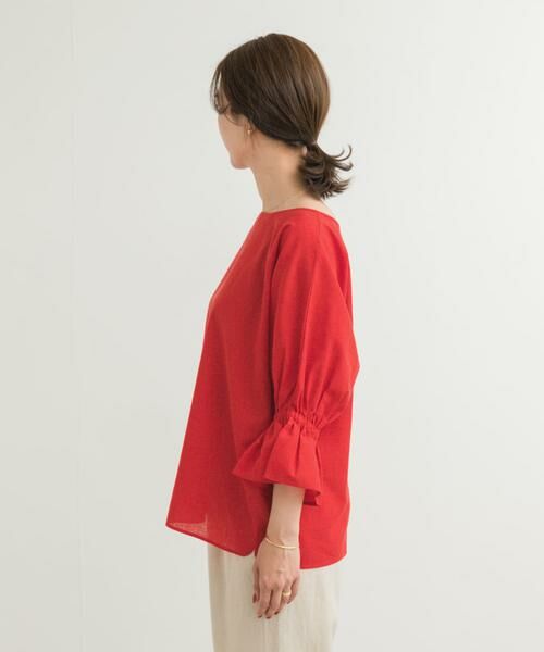 URBAN RESEARCH DOORS / アーバンリサーチ ドアーズ シャツ・ブラウス | 『WEB/一部店舗限定サイズ』『UR TECH 高機能リネン』キャンディースリーブブラウス | 詳細12